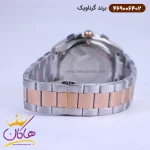 بند ساعت گرناویک مردانه فلزی صفحه مشکی کرنوگراف 469006402