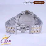 قفل ساعت گرناویک مردانه فلزی نقره ای طلایی کرنوگراف 470005202
