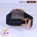 ساعت هابلوت مردانه بند رابر اسکلتون کرنوگراف 888/147 نمای باز قفل