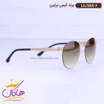 عینک آفتابی آیس برلین مردانه طلایی LILIYAS/2 از نمای کناری