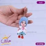 جاکلیدی عروسکی زمستانه آبی