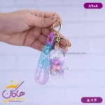 جاکلیدی آکواریومی مدل فضانورد بنفش