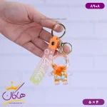 جاکلیدی آکواریومی مدل فضانورد نارنجی