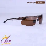 عینک آفتابی مردانه پلیس قهوه ای 8640/2 از نمای کناری