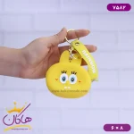 جا هندزفری سیلیکونی طرح باب اسفنجی زرد