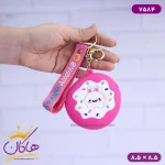 جا هندزفری سیلیکونی طرح دونات صورتی