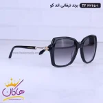 عینک آفتابی زنانه تیفانی پروانه ای مشکی TF4365/1 از نمای کناری