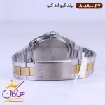 بند ساعت کیو اند کیو مردانه فلزی صفحه طلایی A05A-001PY