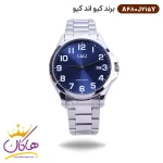 ساعت کیو اند کیو مردانه نقره ای صفحه آبی A480J215Y