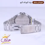 قفل ساعت کیو اند کیو مردانه نقره ای صفحه آبی A480J215Y