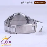 بند ساعت کیو اند کیو مردانه فلزی صفحه سورمه ای C214J212Y