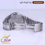 قفل ساعت کیو اند کیو مردانه فلزی صفحه سورمه ای C214J212Y