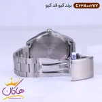 قفل ساعت کیو اند کیو مردانه فلزی نقره ای C23A-002VY