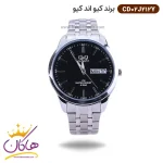ساعت کیو اند کیو مردانه فلزی صفحه مشکی CD02J212Y