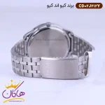 بند ساعت کیو اند کیو مردانه فلزی صفحه مشکی CD02J212Y