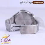 قفل ساعت کیو اند کیو مردانه فلزی نقره ای Q28B-001PY