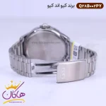 قفل ساعت کیو اند کیو مردانه فلزی نقره ای Q28B-002PY