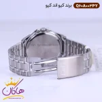 قفل ساعت کیو اند کیو مردانه فلزی صفحه سبز Q60A-003PY