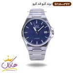 ساعت کیو اند کیو مردانه فلزی صفحه سورمه ای S21A-003VY