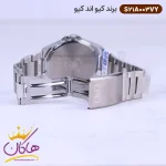 قفل ساعت کیو اند کیو مردانه فلزی صفحه سورمه ای S21A-003VY
