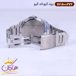 قفل ساعت کیو اند کیو مردانه فلزی صفحه فیروزه ای S21A-004VY