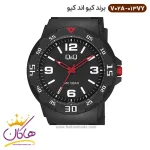 صفحه ساعت پسرانه کیو اند کیو تمام مشکی V02A-013VY