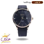 ساعت الکسا مردانه بند چرم مشکی 0096/3