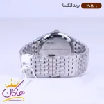 بند ساعت الکسا مردانه فلزی نقره ای 2011