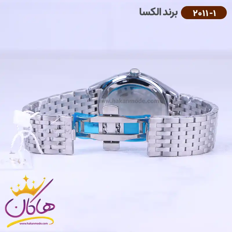 قفل ساعت الکسا مردانه فلزی نقره ای 2011