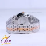 بند ساعت مچی نوادا مردانه فلزی نقره ای رزگلد G 1373/1