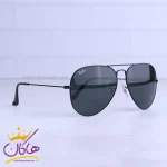 عدسی عینک آفتابی ری بن مردانه فریم خلبانی مشکی 3026/2
