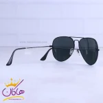 بینی گیر عینک آفتابی ری بن مردانه فریم خلبانی مشکی 3026/2