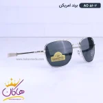 عینک آفتابی مردانه فریم خلبانی نقره ای AO 56/2 از نمای کناری
