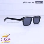 عینک آفتابی دیوید بکام مردانه مشکی um 1882/1 از نمای کناری