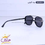 دسته عینک آفتابی گوچی مردانه فلزی طوسی R 022/1