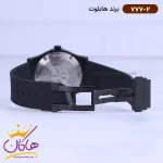 ساعت هابلوت مردانه بند رابر مشکی 777/2 نمای باز قفل