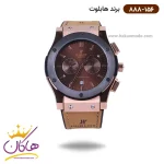 ساعت هابلوت مردانه بند جیر عسلی کرنوگراف 888/156