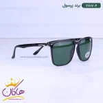 عینک آفتابی پرسول مردانه شیشه سبز 2817/2 از نمای کناری