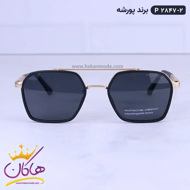 عینک آفتابی پورشه مردانه طلایی P 2847/2 عینک آفتابی پورشه مردانه طلایی P 2847/2