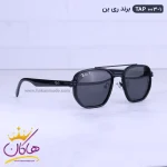 عینک آفتابی ری بن مردانه مشکی TAP 003/1 از نمای کناری