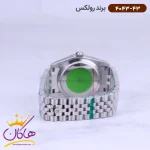 بند ساعت رولکس مردانه فلزی دیت جاست نقره ای 4043/43
