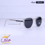 عینک آفتابی مردانه نقره ای P 10/2 از نمای کناری