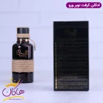 پشت جعبه ادکلن لطافه مردانه کرافت نویر
