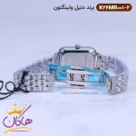 قفل ساعت دنیل ولینگتون زنانه فلزی نقره ای صفحه مشکی K26MR001/2