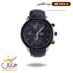 ساعت الگانس رویال مردانه بند چرم مشکی ER2127/2
