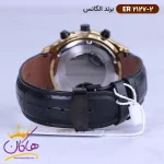 ساعت بند چرم مشکی الگانس رویال مردانه ER2127/2