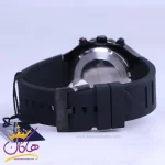 ساعت بند رابر مشکی مردانه الگانس اسپشیال قاب مربع ES8168/2