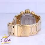 ساعت عقربه ای مردانه فلزی تمام طلایی کرنوگراف اینویکتا زئوس 206/1