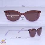 ابعاد عینک آفتابی بچگانه فریم بنفش استیت 1801/1
