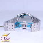 ساعت سولیدا مچی مردانه بند استیل نقره ای صفحه سبز 2140